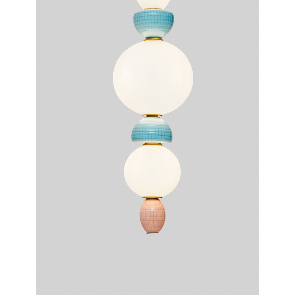 Suspension Obrie Céramique colorée L