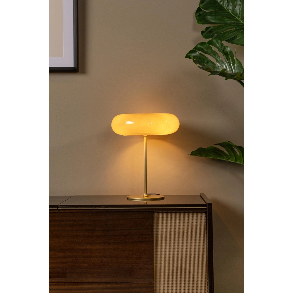 Lampe de table Sentino Ø taupe 30 cm Lucide 5411212106353