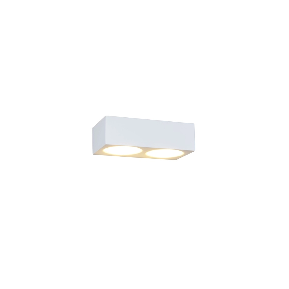 Lampe murale de conception Mattone plâtre - blanc Trio 4017807692396