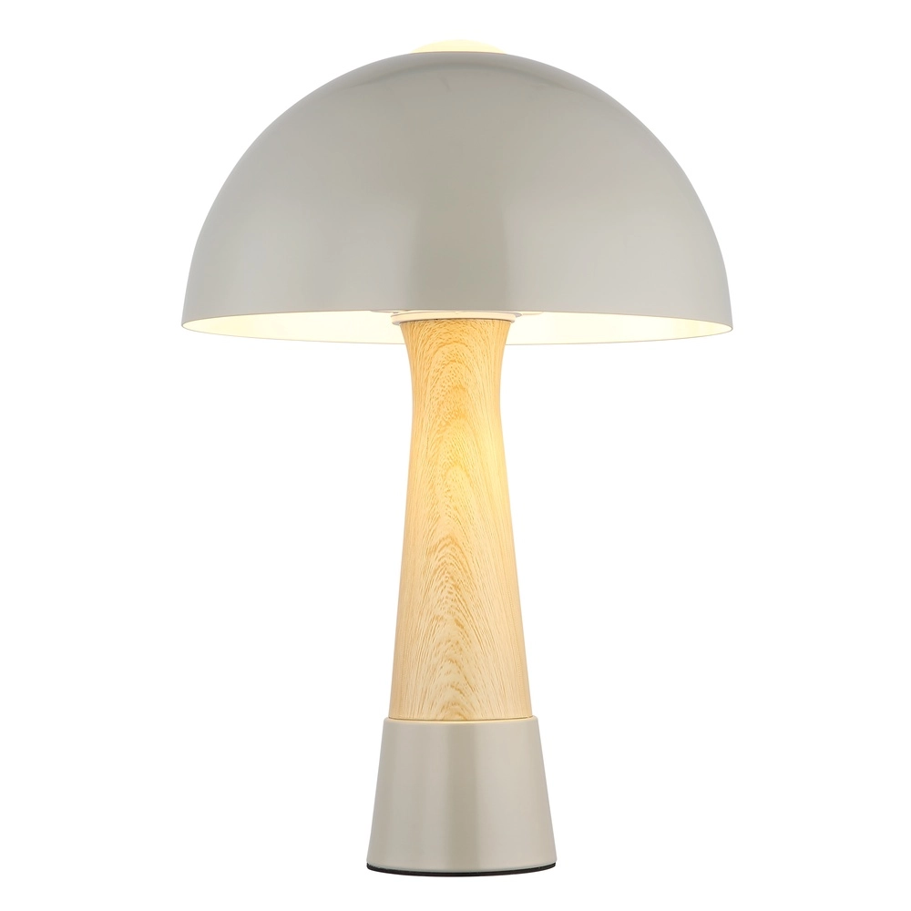 Lampe de table unique Paulin Ø 25cm gris Globo 9007371510801