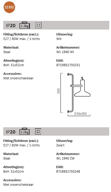 Applique rétro Vectro Artdelight 8719831733248