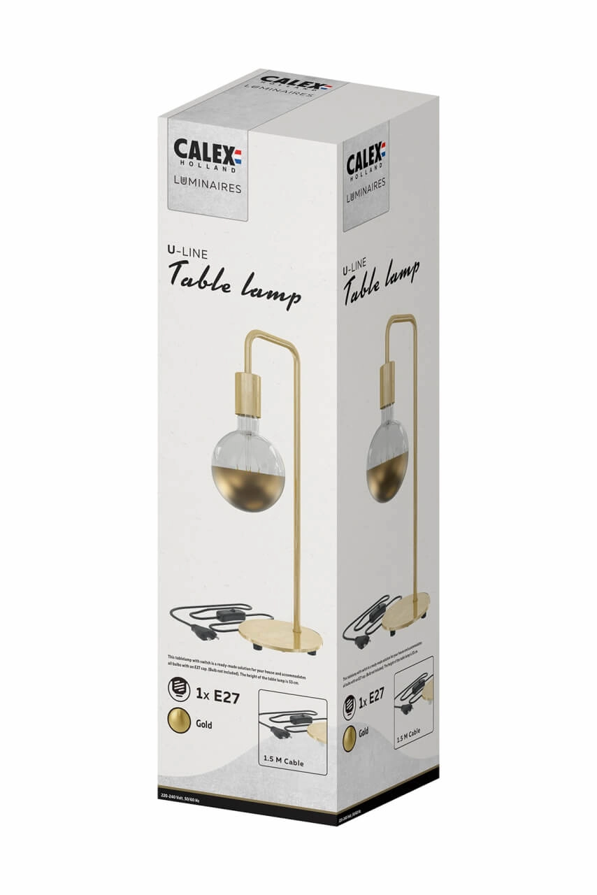 Lampe de table dorée U-line Circle 8712879150756