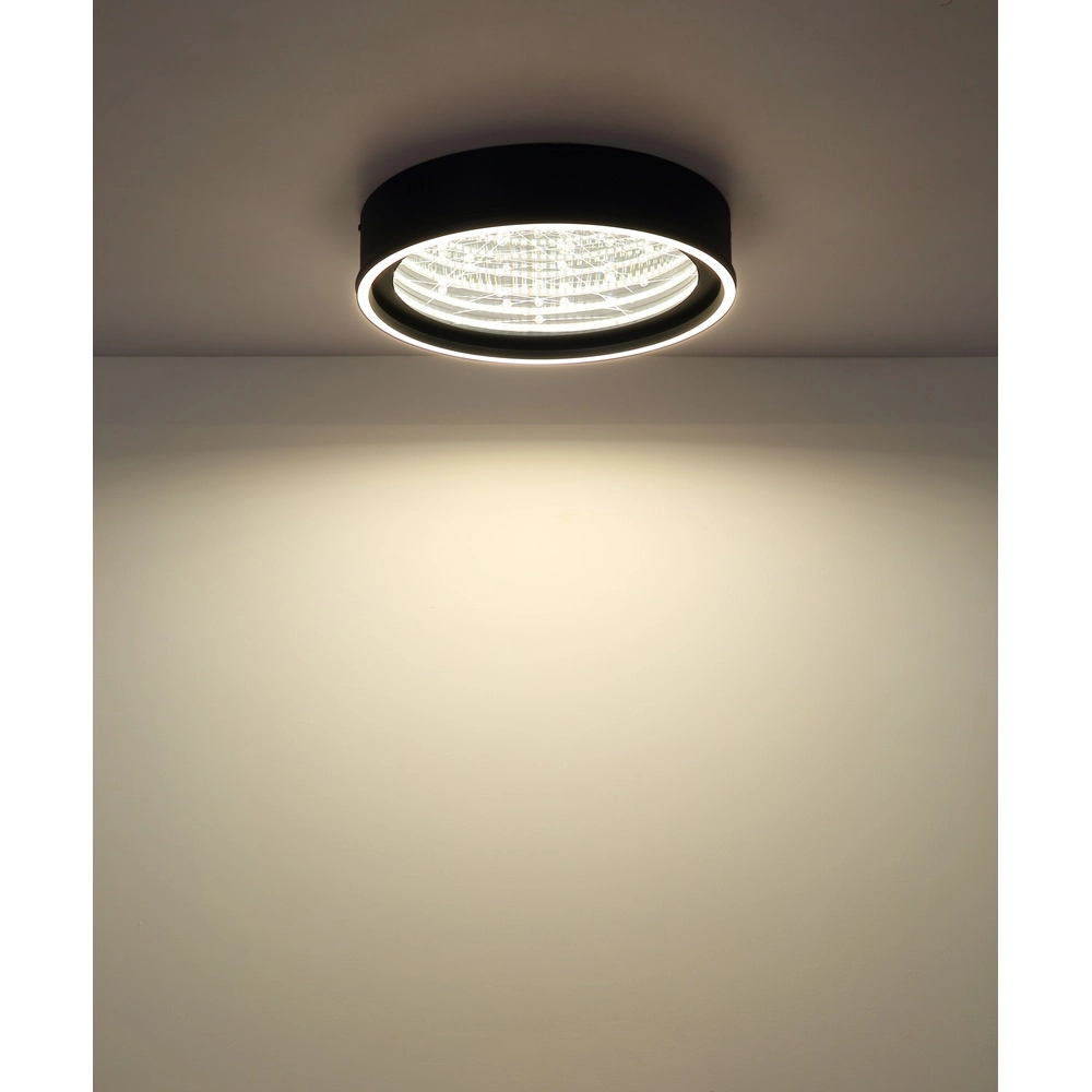 Lampe de plafond Mirrora noir Ø 40cm Globo 9007371578849