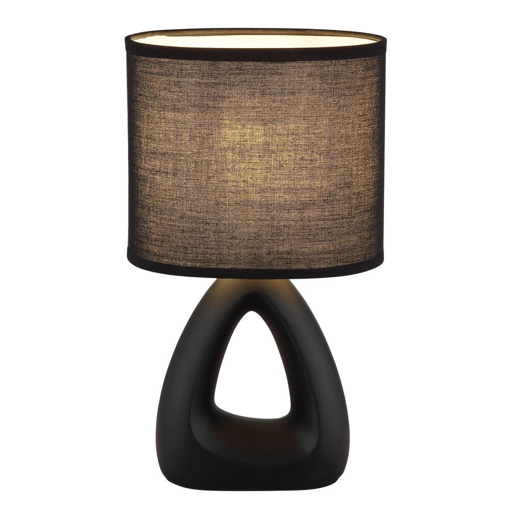Lampe de table de conception Triangle Noir Globo 9007371478514