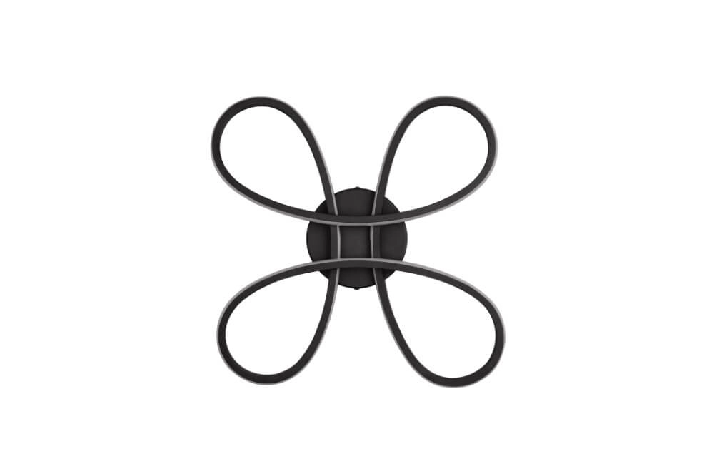 Plafonnier Fly conception noir Trio 4017807600834