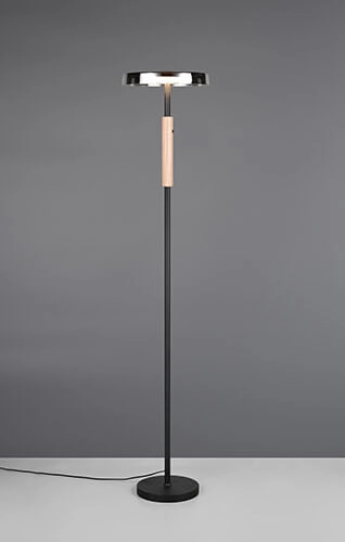 Lampadaire LED Celeste verre de fumée Trio 4017807616910