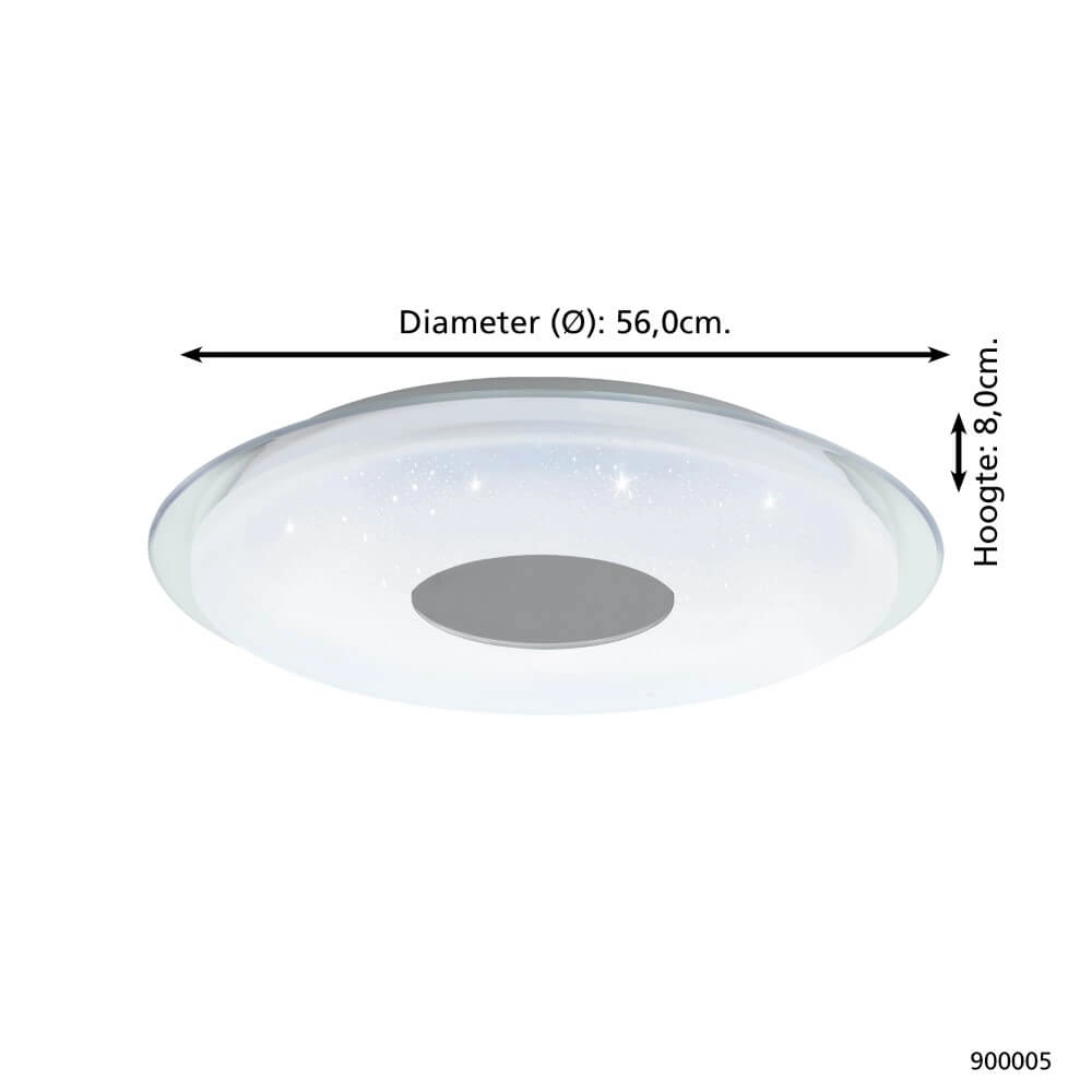 Plafonnier Zigbee Lanciano-Z Ø 56 cm Eglo 9008606221516