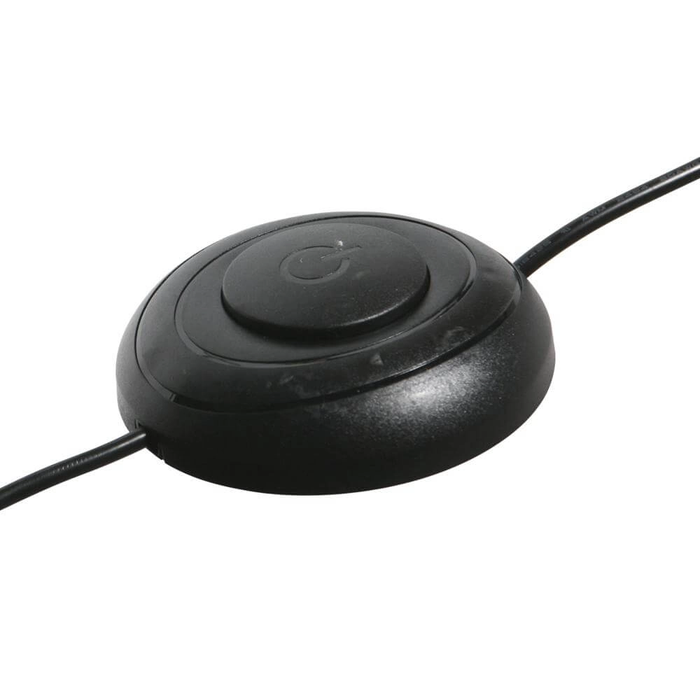 Lampe à arc design Ringlux noir avec or Steinhauer 8712746177398