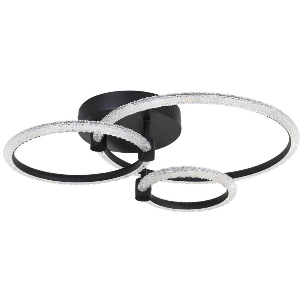 Plafonnier rond Aydin blanc Brilliant 4004353442087