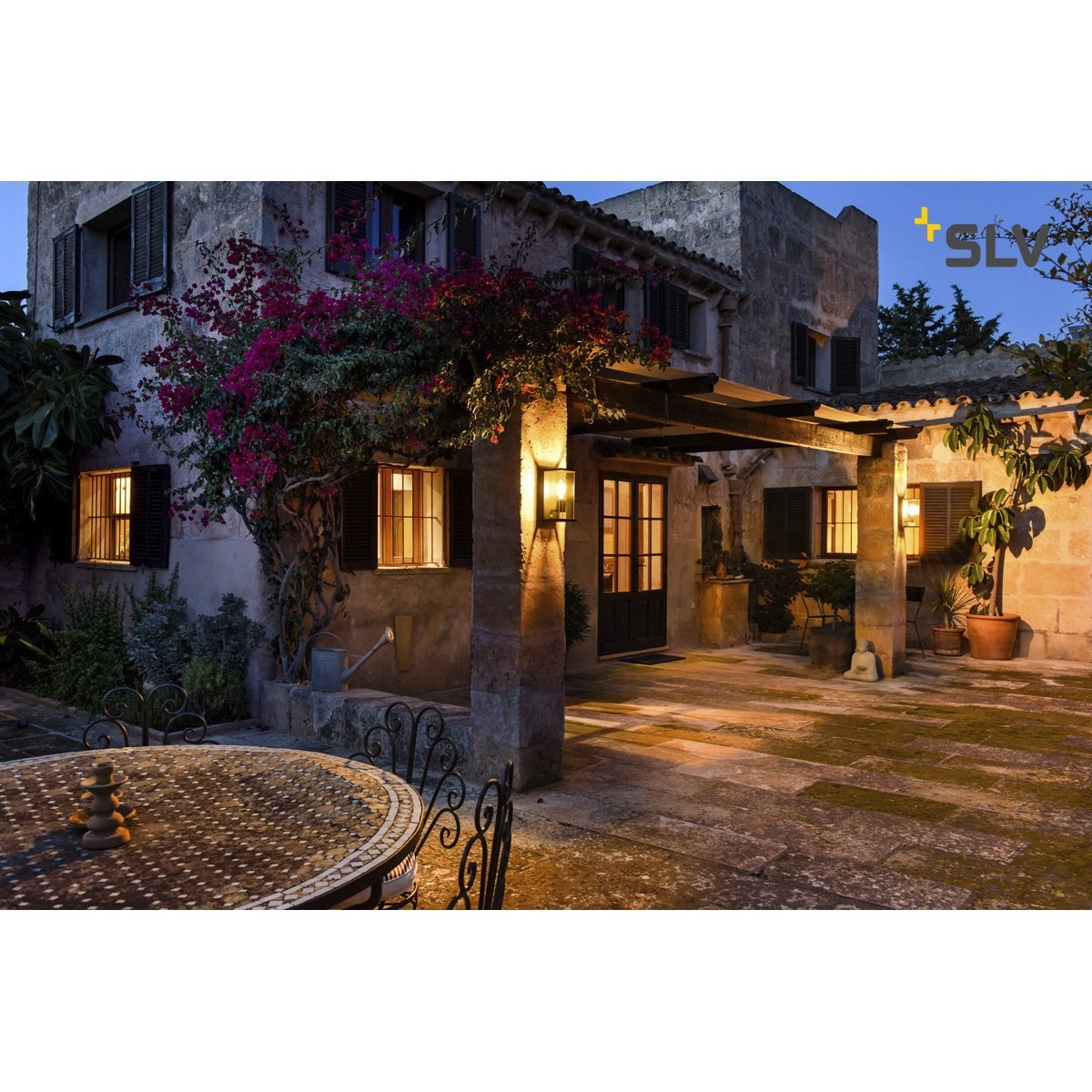 Lampe d'extérieur design Quadrulo avec capteur SLV 4024163226752