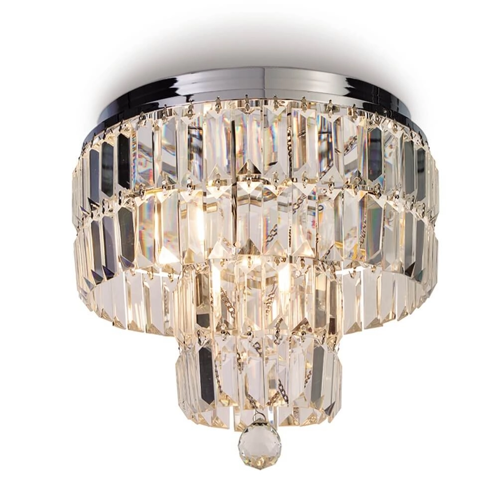 Plafonnier en cristal Empire Ø 34 cm