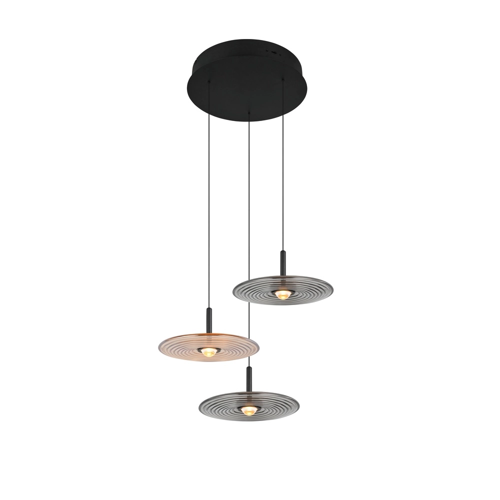 Lampe pendante de conception Sirena 3-lumière