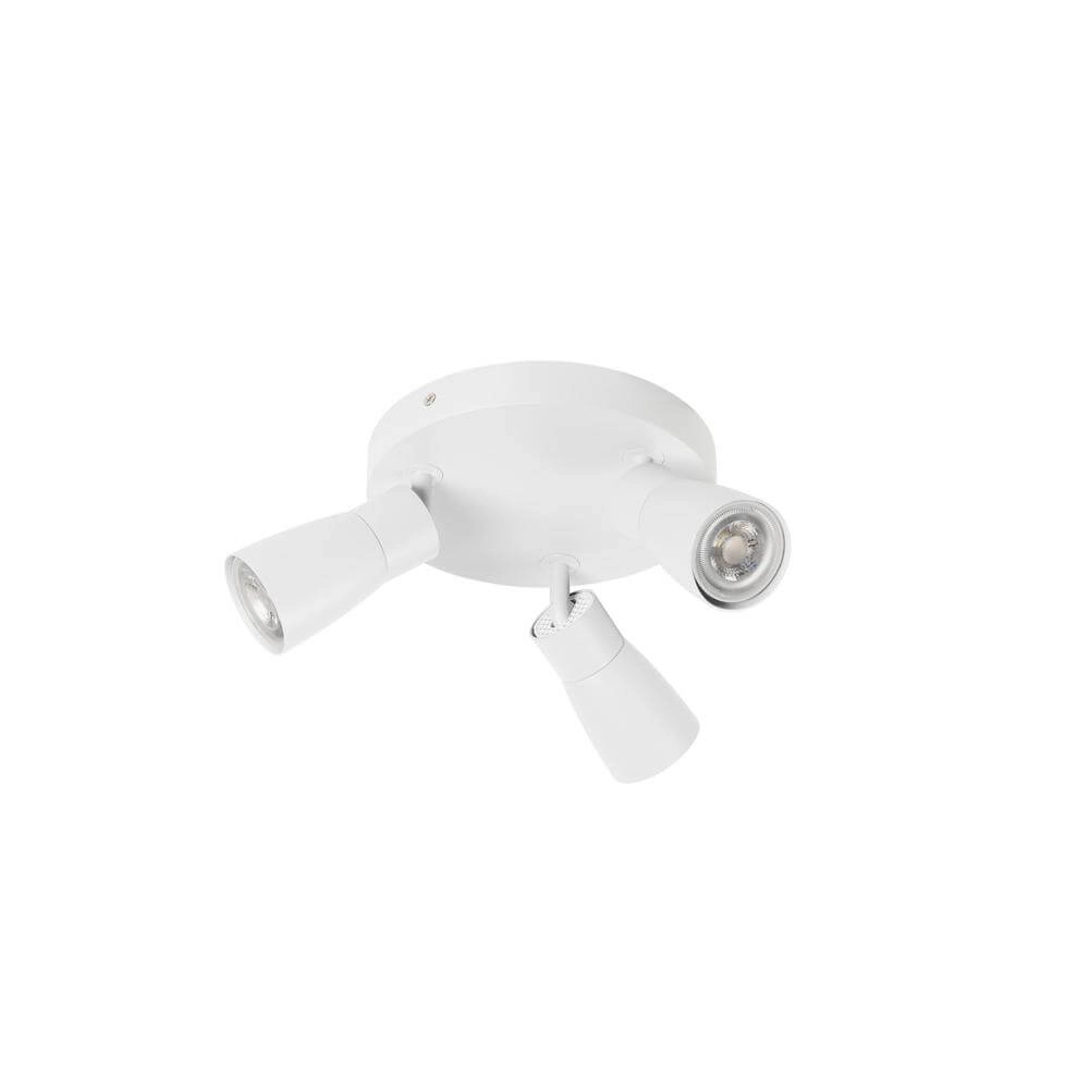 Projecteur rond Puri 2.0 Dome blanc 3 lumières SLV 4024163293846