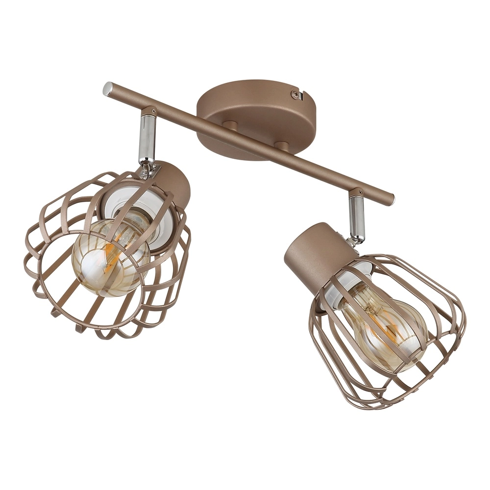 Lampe de plafond Olin 2-café marron clair Globo 9007371586578