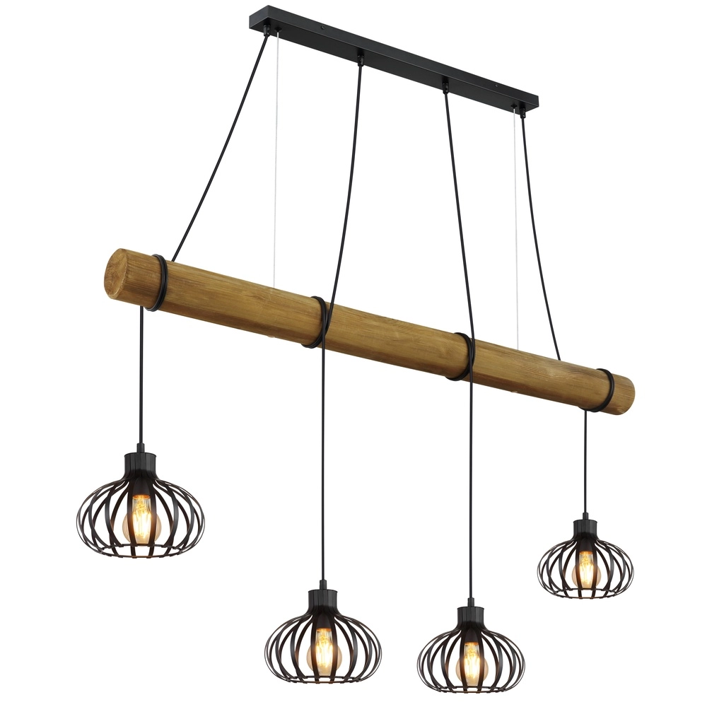 Lampe suspendue à 4 lumières Caldwell Table à manger