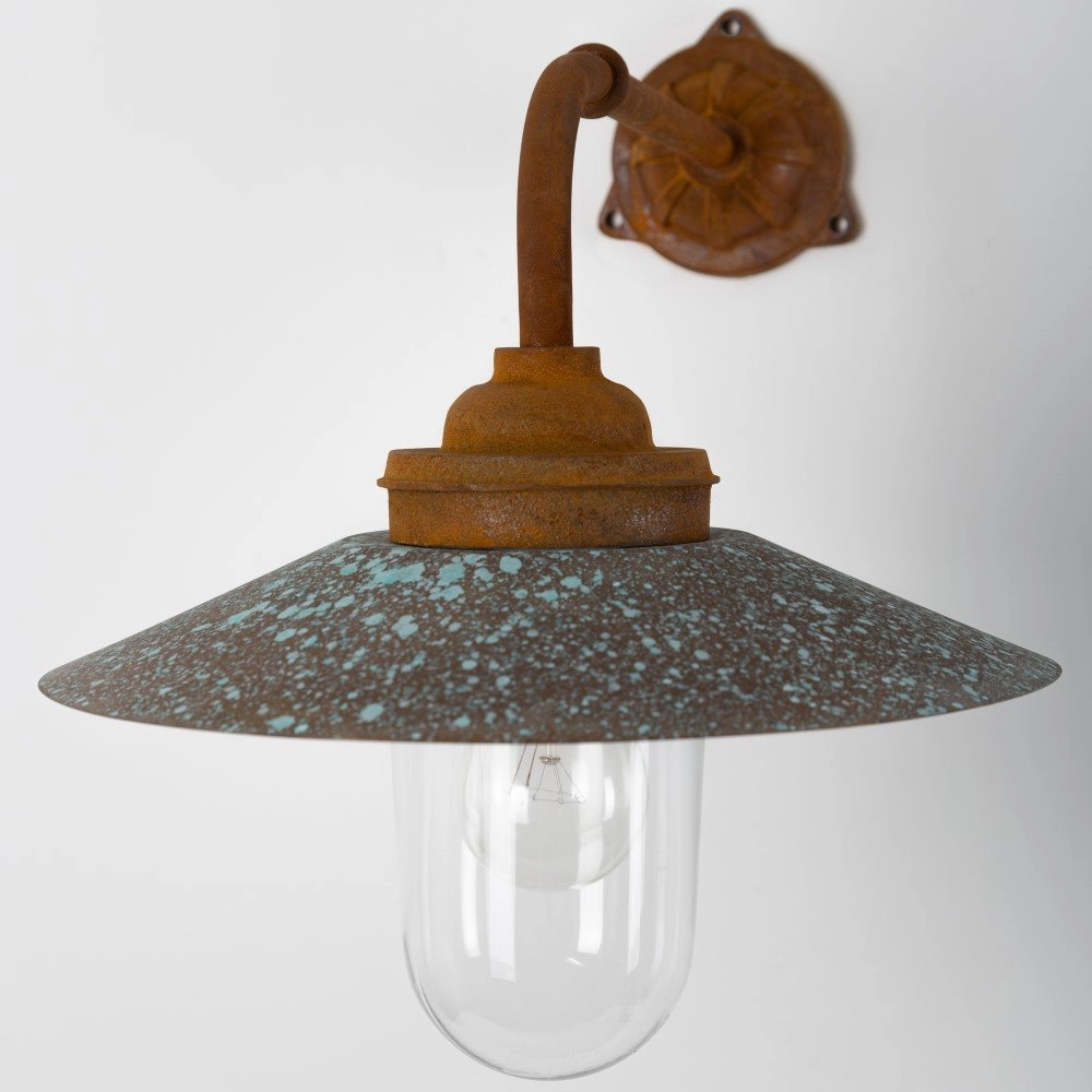 Applique en fonte Provence brun rouille avec du cuivre KS 8714732758307