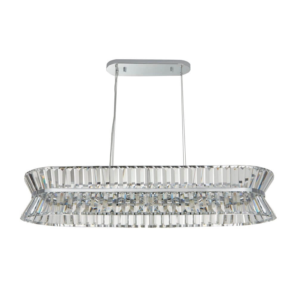 Lampe suspendue design Uptown chrome Searchlight 5053423243993