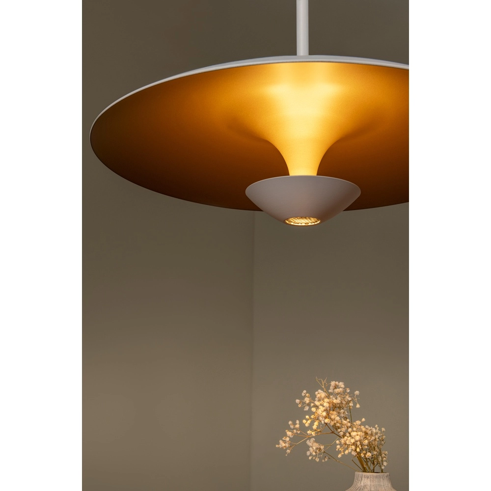 Lampe pendante de conception Kenneth blanc Ø 40cm Premium by Lucide 5411212410474