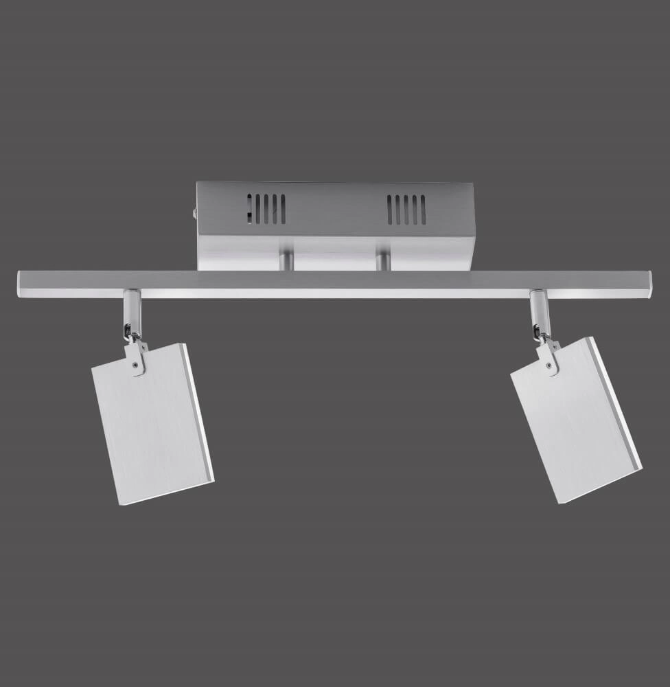 Plafonnier Pure Mira 2 lumières en aluminium Paul Neuhaus 4012248358863