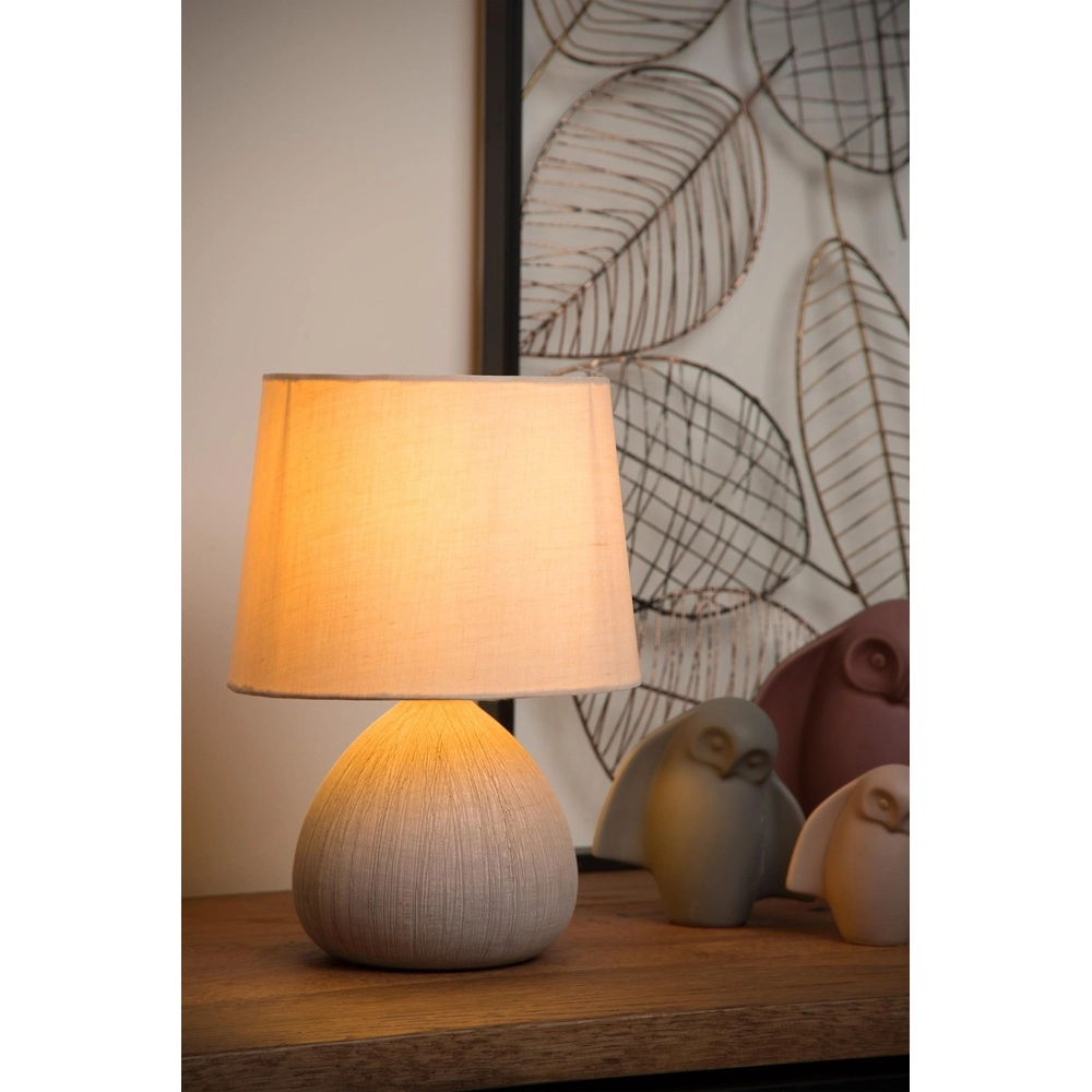Lampe de table Ramzi brun sable Lucide 5411212470171