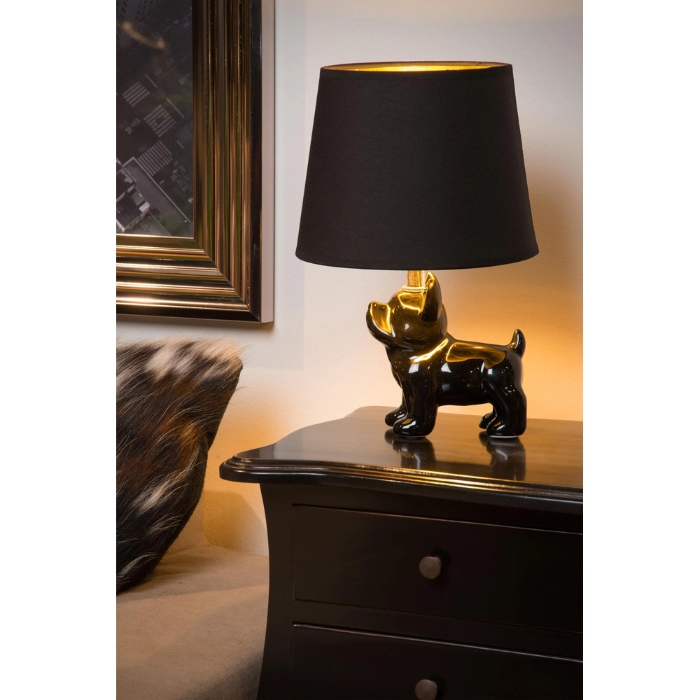 Lampe de table Extravaganza Sir Winston Noir de chien Lucide 5411212134103