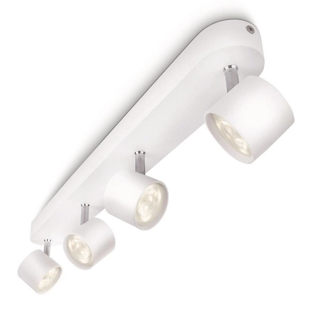Spot de plafond LED My Living Star 4 lumières blanc Philips 8718291444909