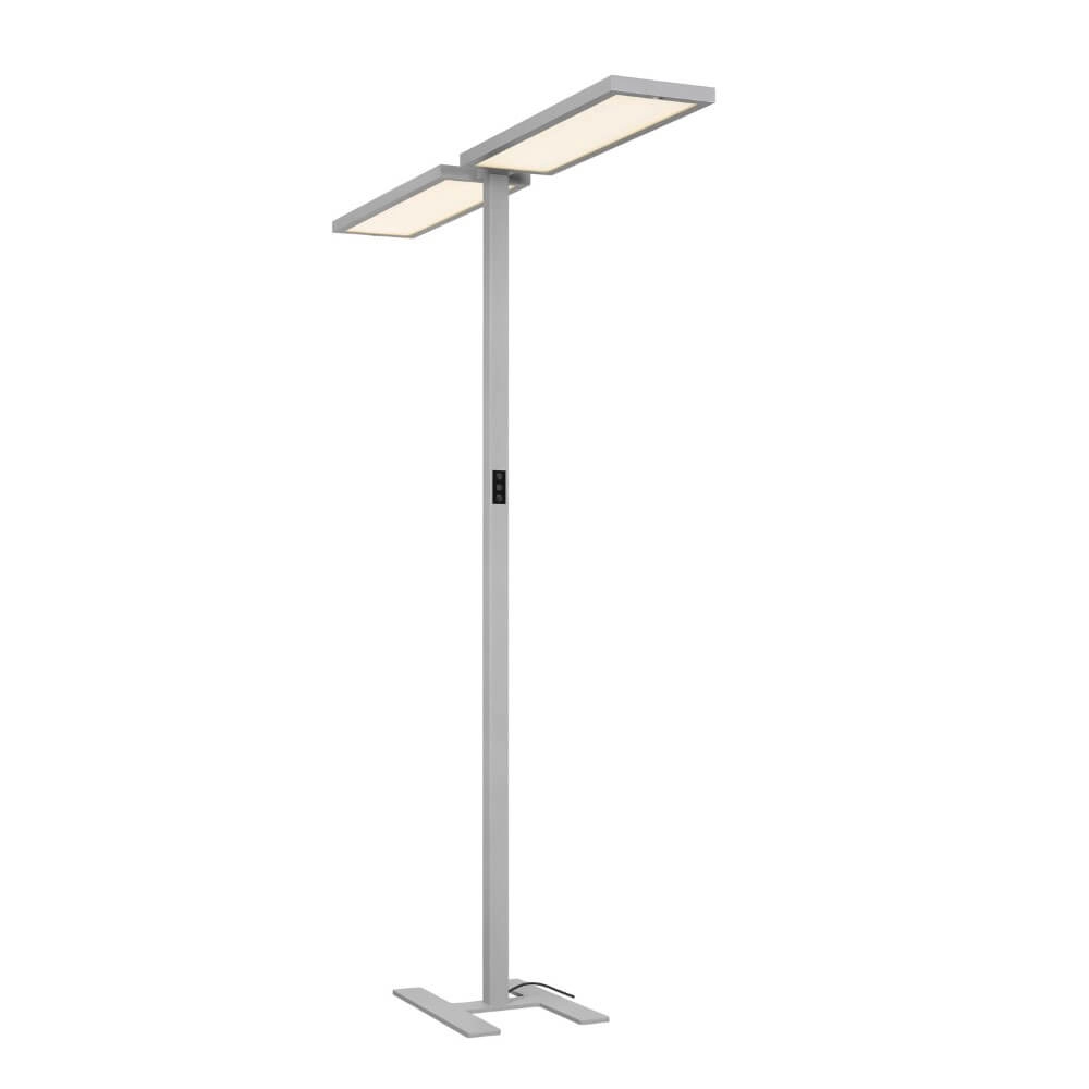 Lampadaire de bureau LED Worklight Pro gris - double SLV 4024163277952
