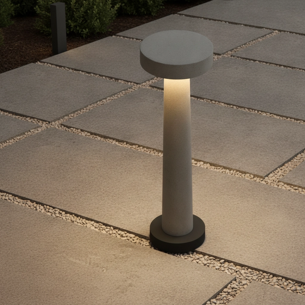 Lampe de jardin Cram brun sable 50cm