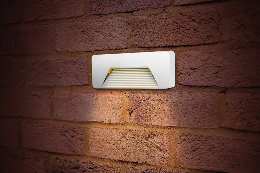 Éclairage de chemin mural Pathlux Brick Blanc Lyora 5055788232865