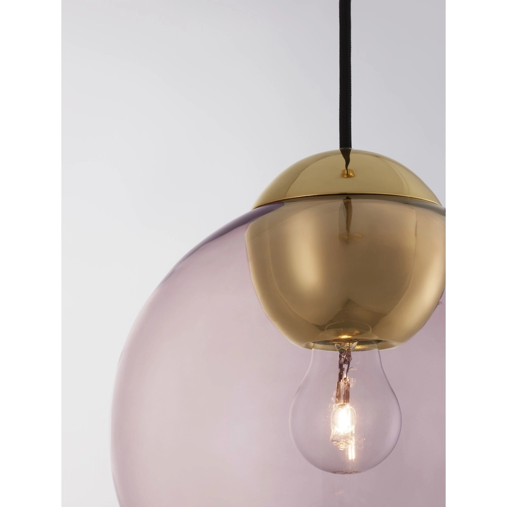 Suspension design Midori verre rose Lyora 5212017434289