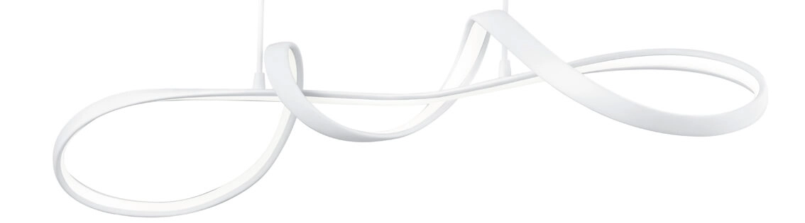 Lampe suspendue LED Perugia blanc Trio 4017807525847