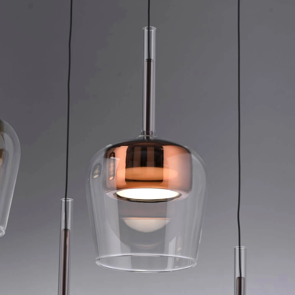 Lampe suspendue Q-Kon cuivre Paul Neuhaus 4012248383834