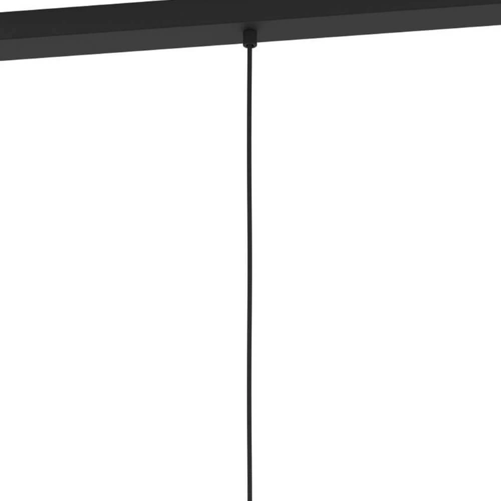 Lampe suspendue 3 lumières Tabley lin avec rotin Eglo 9002759439767