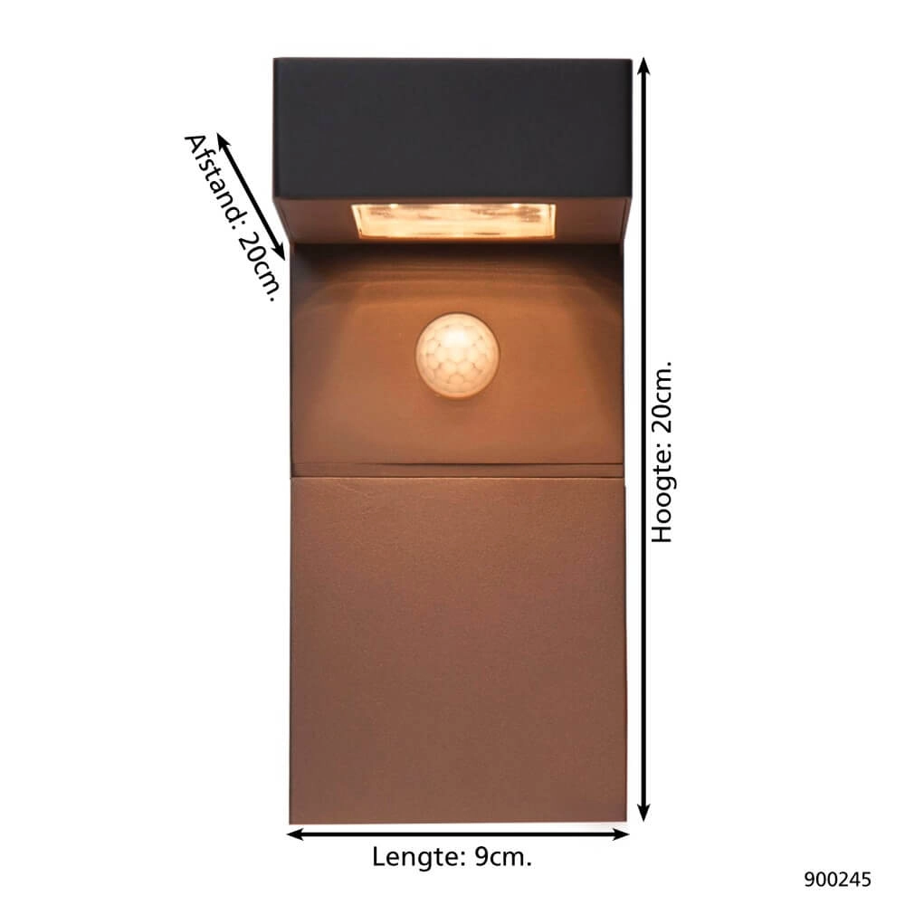 Applique solaire Baracconi avec capteur Eglo 9008606230006