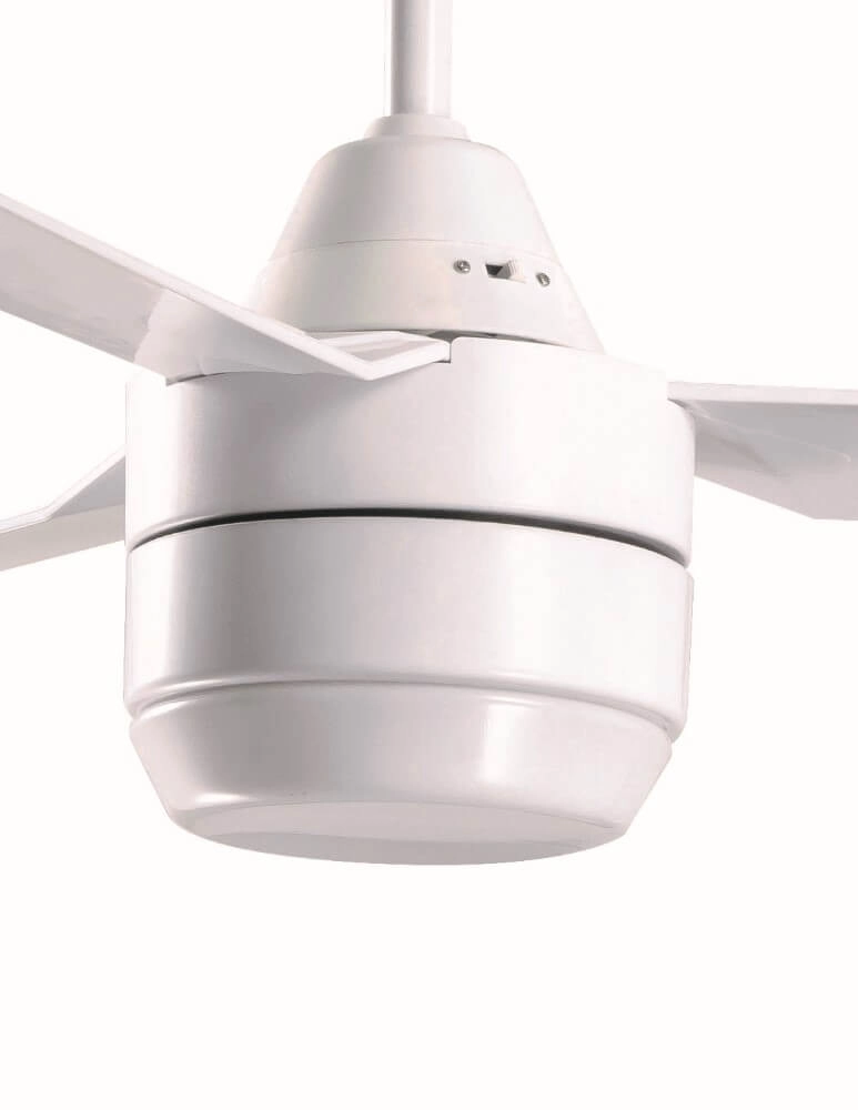 Ventilateur de plafond blanc avec lampe Calypso Ø 122 cm IP20 Beacon 9333509129752