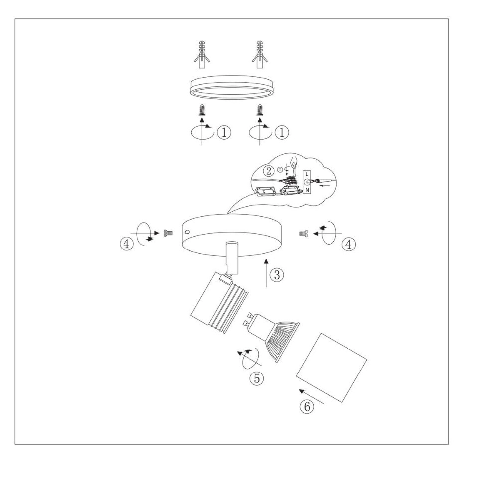 Spot Upround LED Steinhauer 8712746130065