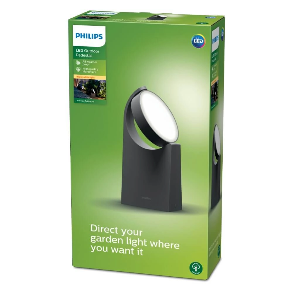 Lanterne Mimosa anthracite Philips 8719514477292