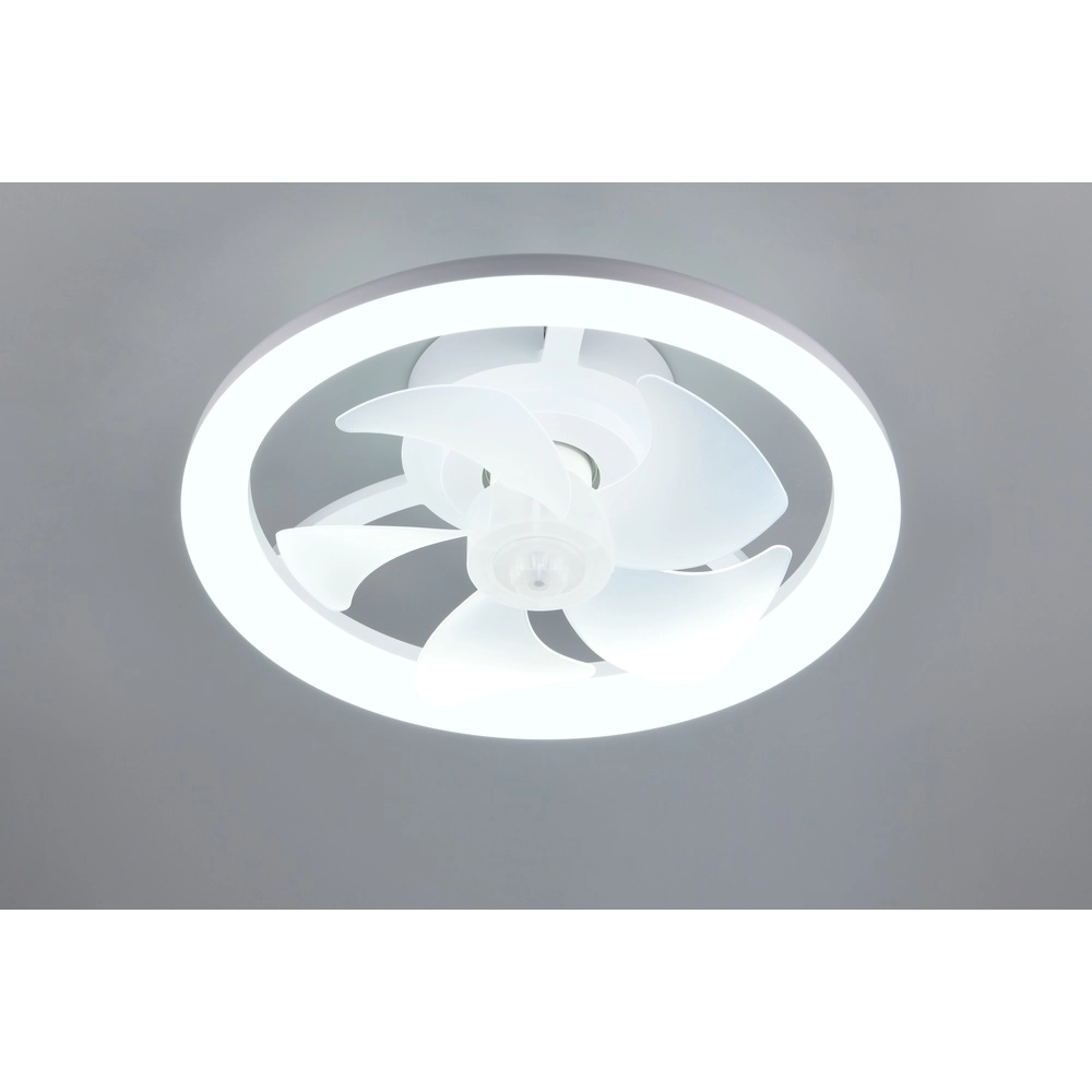 Ventilateur de plafond conçu Pajala blanc Ø 40cm Trio 4017807688207