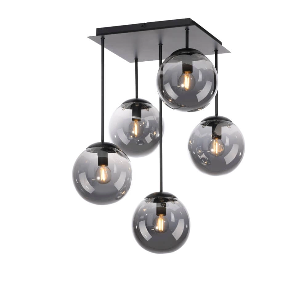 Plafonnier 5 lumières Big Widow noir Plafonnier 5 lumières Big Widow noir