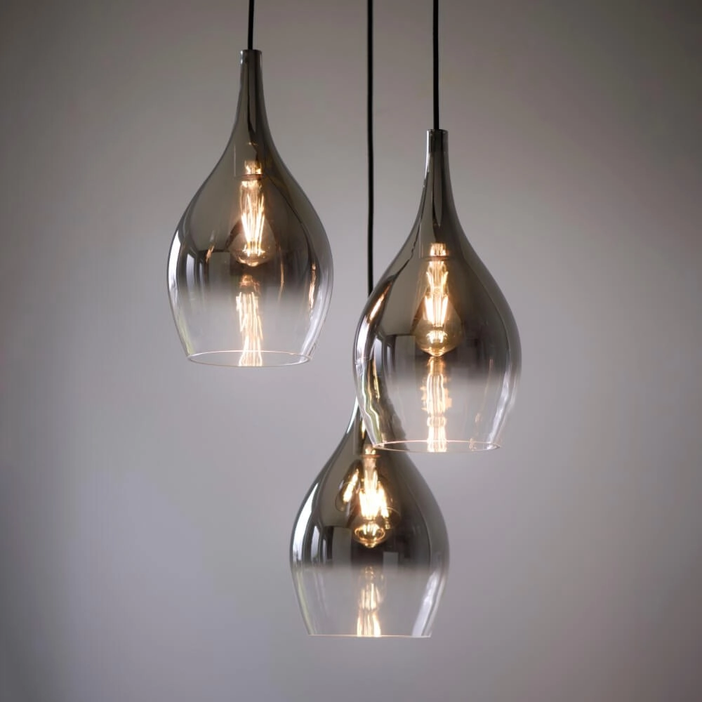 Lampe suspendue moderne Pilua Ronde à 3 lumières Paul Neuhaus 4012248366097