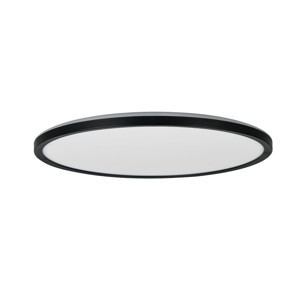 Éclairage de plafond rond Emra noir Ø 42cm Trio 4017807704150