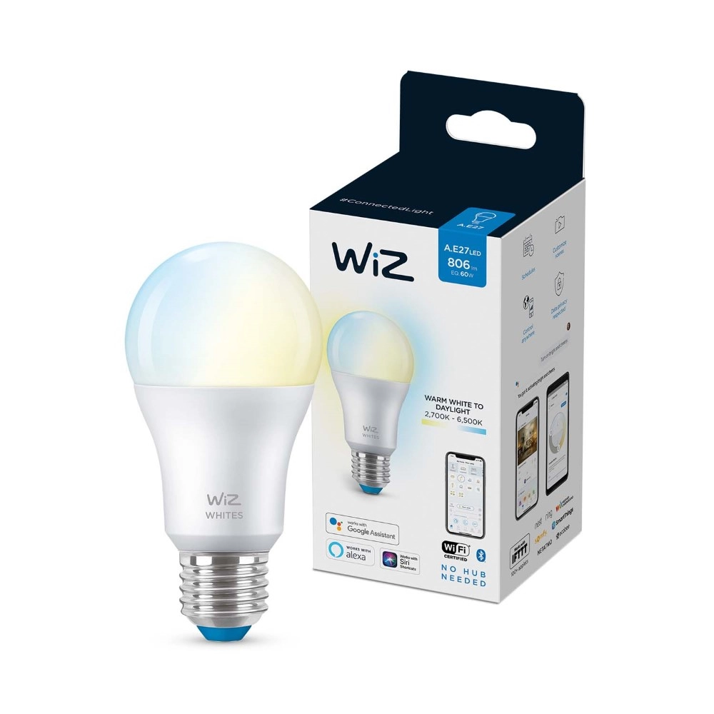 Ampoule de lampe intelligente 8,5W - E27 - Led 2700-6500K WiZ 8718699787035