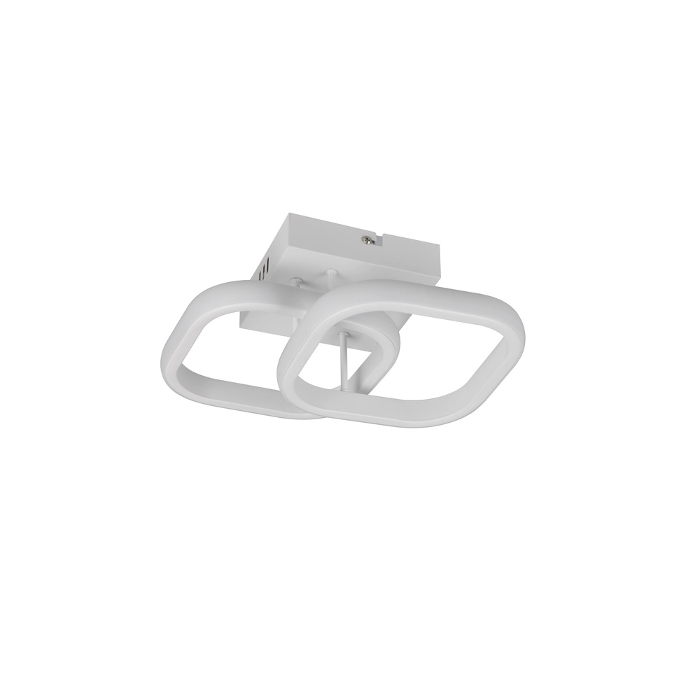 Plafonnier blanc Kasia  Conception carrée Trio 4017807653854