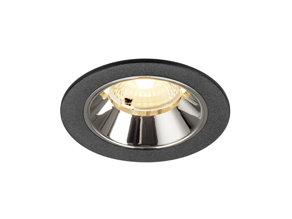 Spot encastré Numinos S noir/chrome 3000K - 40 deg