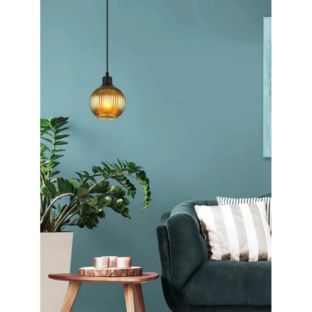 Suspension Zumba verre vert Ø 15cm Globo 9007371458813