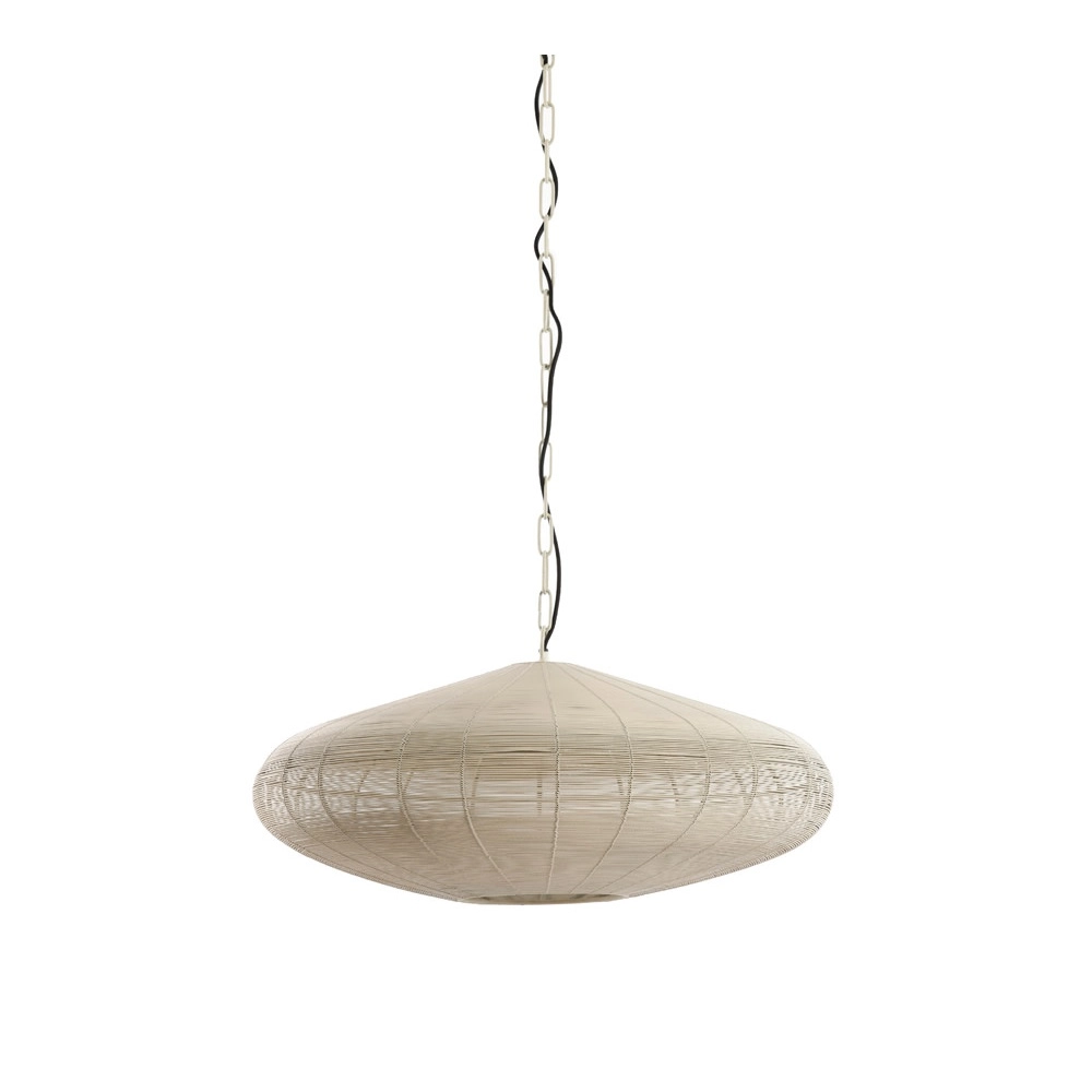 Lampe suspendue Bahoto blanc Ø 60cm Light & Living 8717807705299