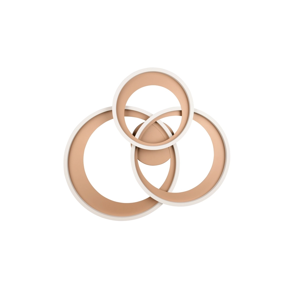 Plafonnier moderne Granada Brun moka Trio 4017807653571