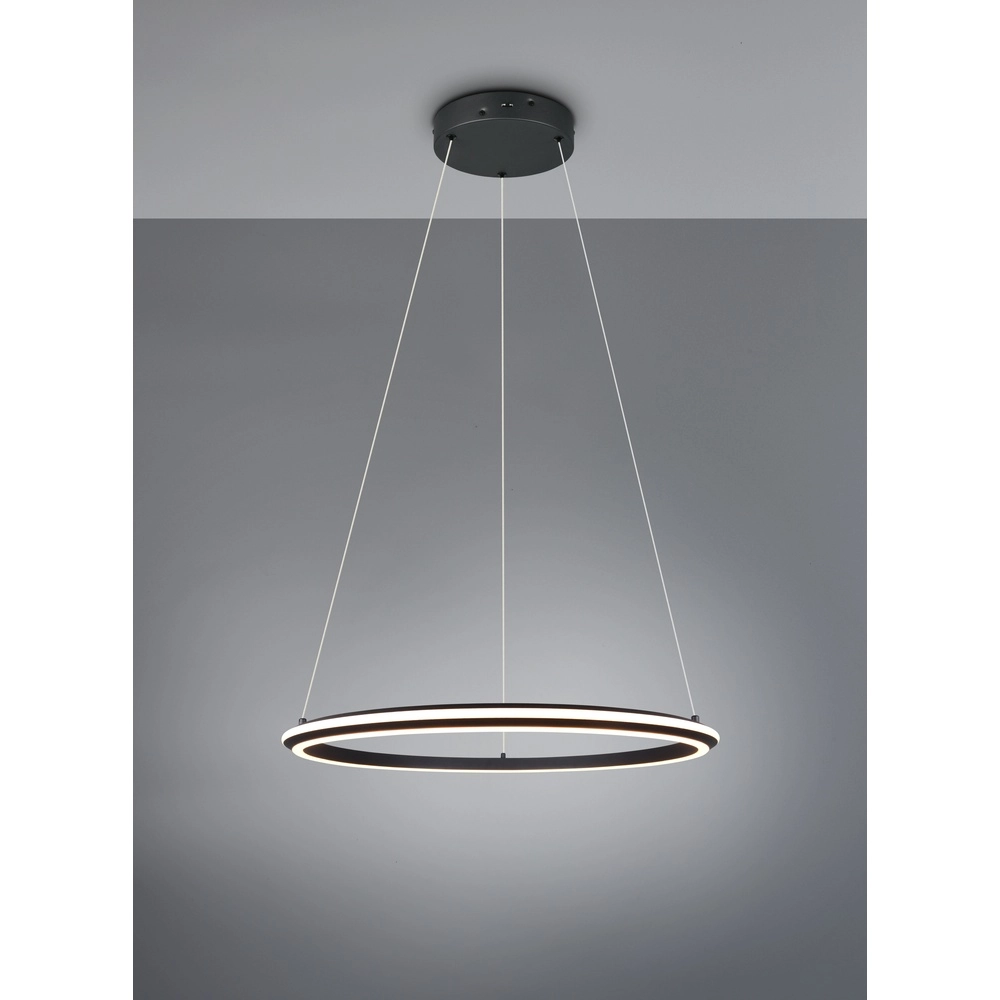 Suspension Amador noir Ø 75cm Trio 4017807656671