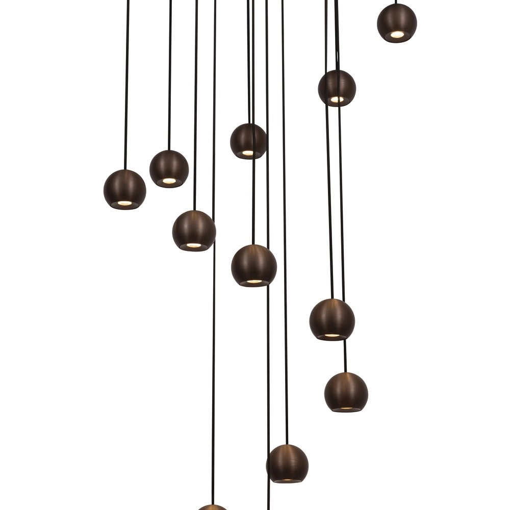 Lampe pendante Vide Design Montana 16 café clair Premium by Lucide 5411212680174