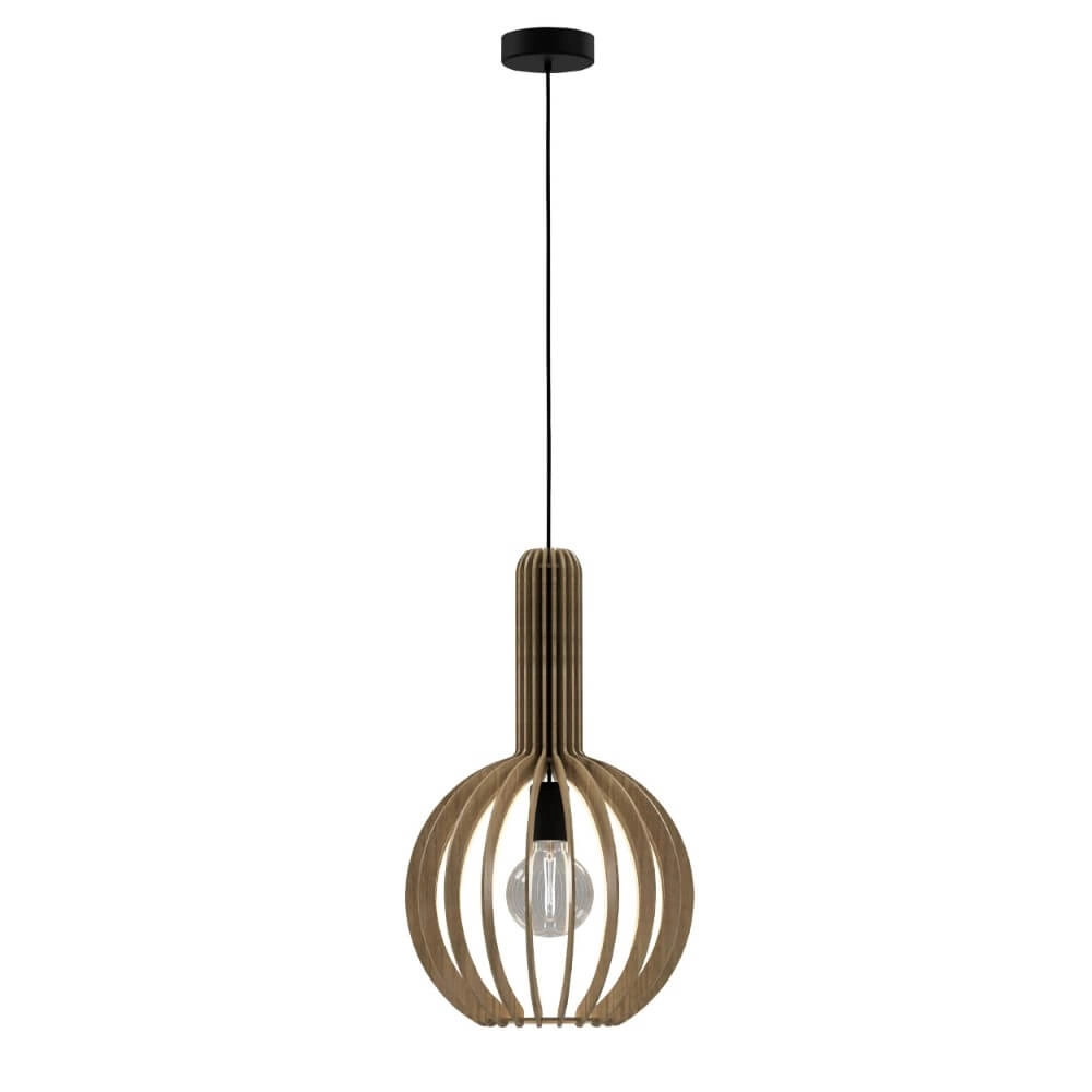 Lampe suspendue en bois Velasco Ø 31 cm